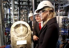 Inauguration of the world's first osmotic power plant near Oslo in 2009 in the presence of Crown Princess Mette-Marit of Norway.