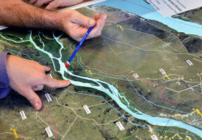 Image graphique d'un plissement géologique