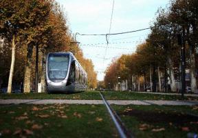 Electricity is used in a wide variety of areas including industry, housing and transportation, such as here for a tram in the city of Toulouse.