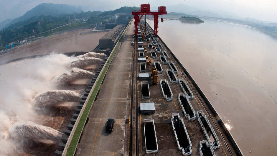 The Three Gorges Dam from Earth