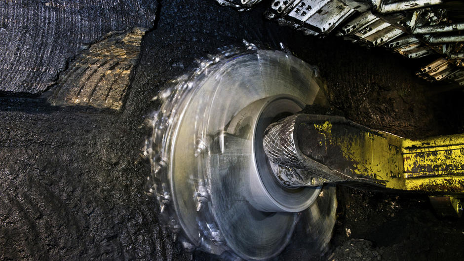 Illustration d’une haveuse