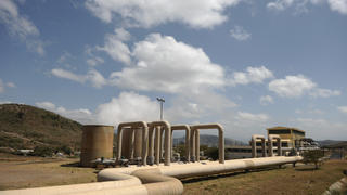 L'usine géothermique d'Olkaria dans le centre du Kenya