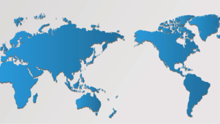 La carte du monde illustrant les deux super-puissances mondiales : les Etats-Unis et la Chine
