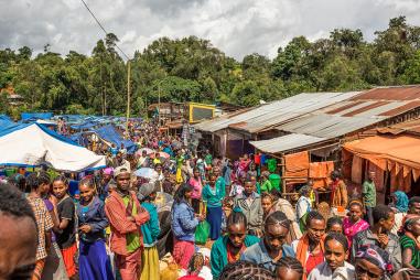 Marketplace in Jimma, Ethiopia